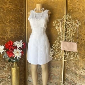 Armani Exchange White Mini Dress